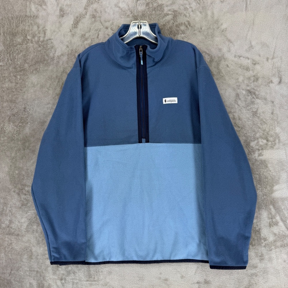Cotopaxi Teca Fleece Pullover Mens XL Blue Colorblock Half Zip S22471M230